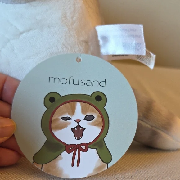 Mofusand Grey Cat With Yellow Frog Hoodie Round 1 Prize - Picture 8 of 11